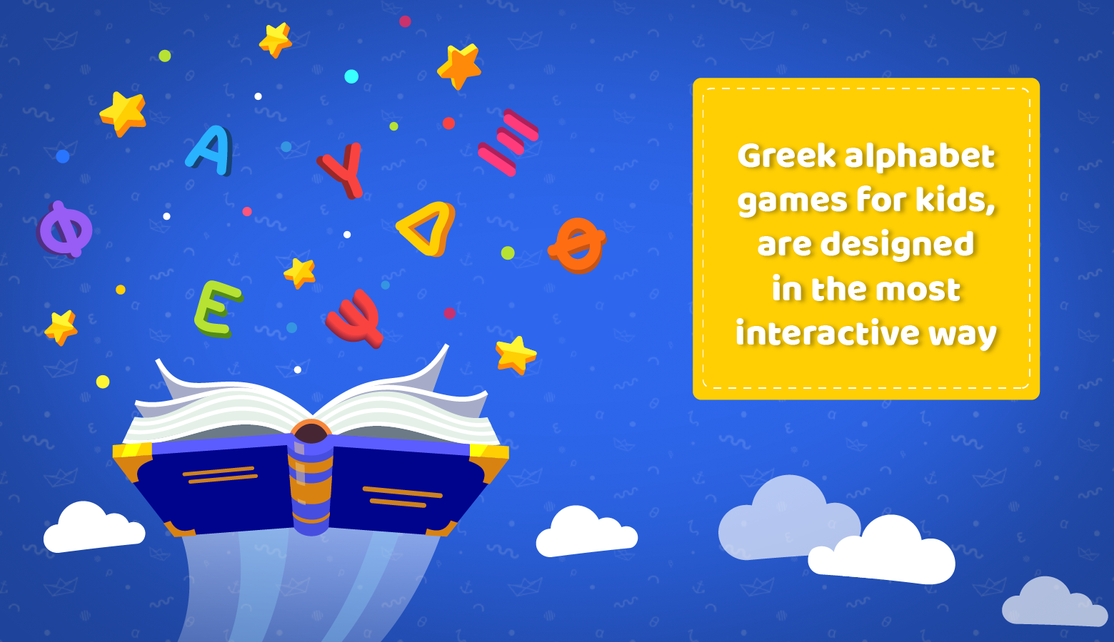 greek alphabet for kids poseidon & pegasus