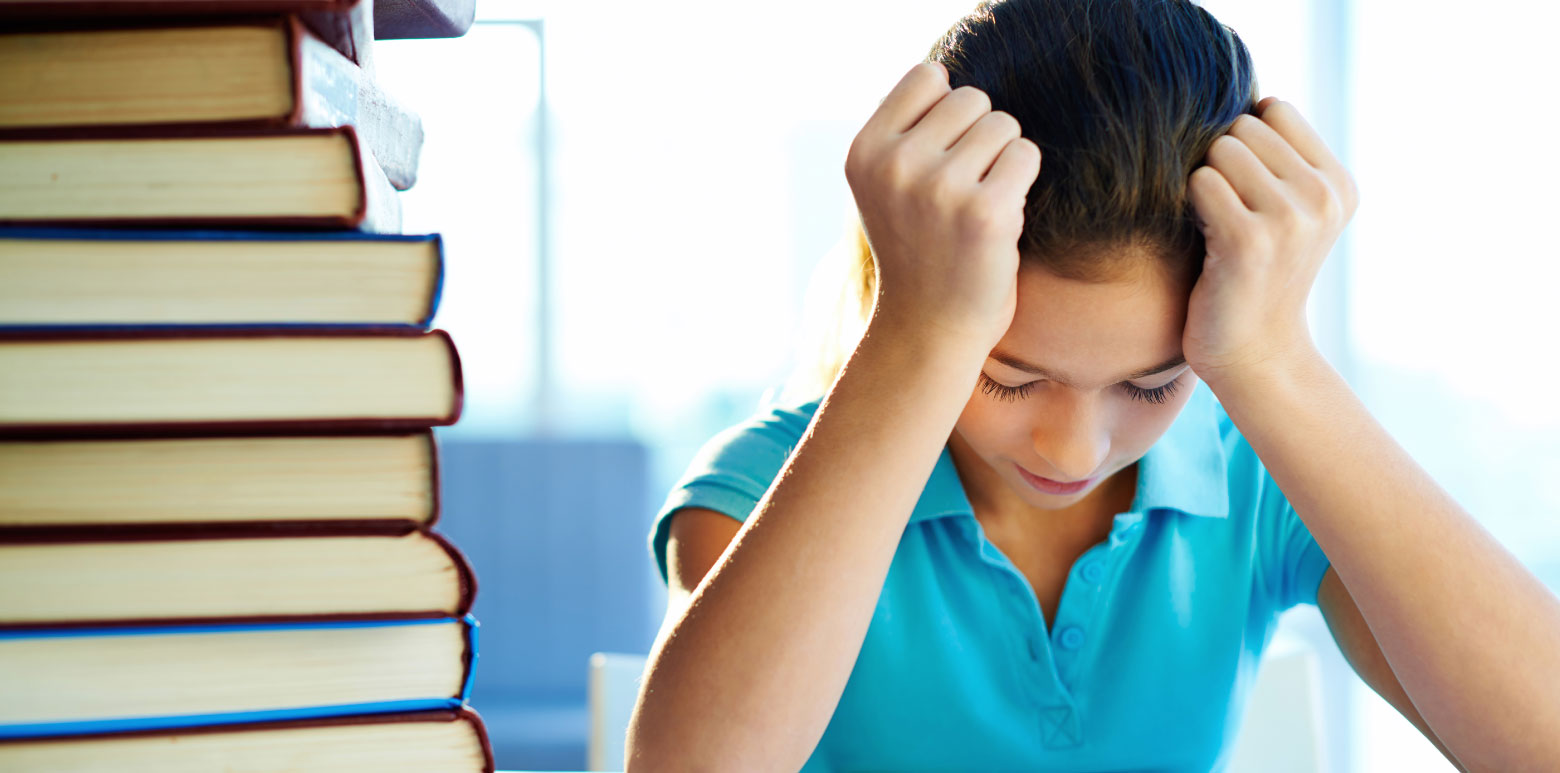 Student struggling with studying 