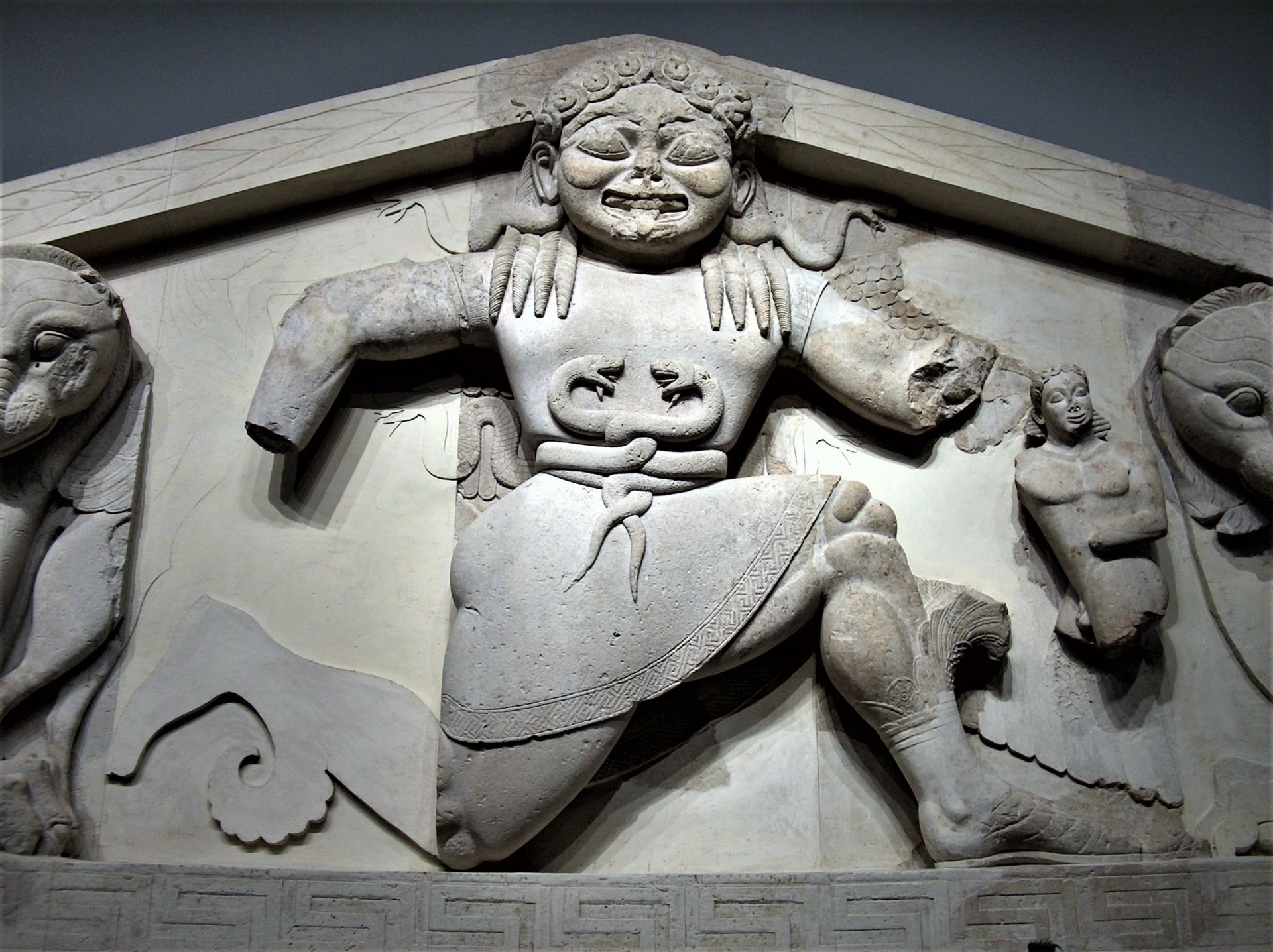 Ancient Greek statue in Athens