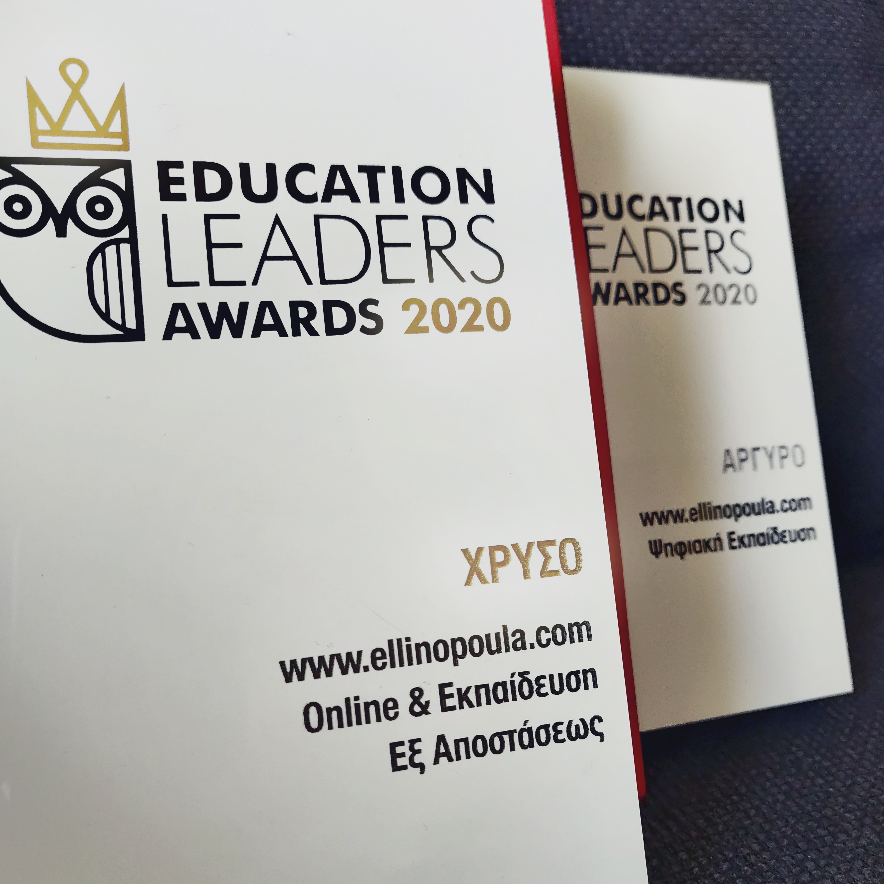 Ellinopoula platform for kids to learn Greek Wins Gold at the Education Leaders Awards 2020